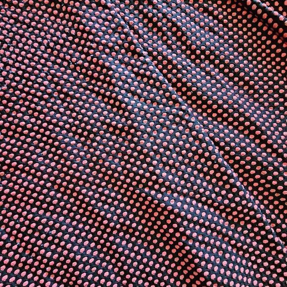 Women's Torrid Coral Black Polka Dot Swing Dress Size 2X - Picture 2 of 9